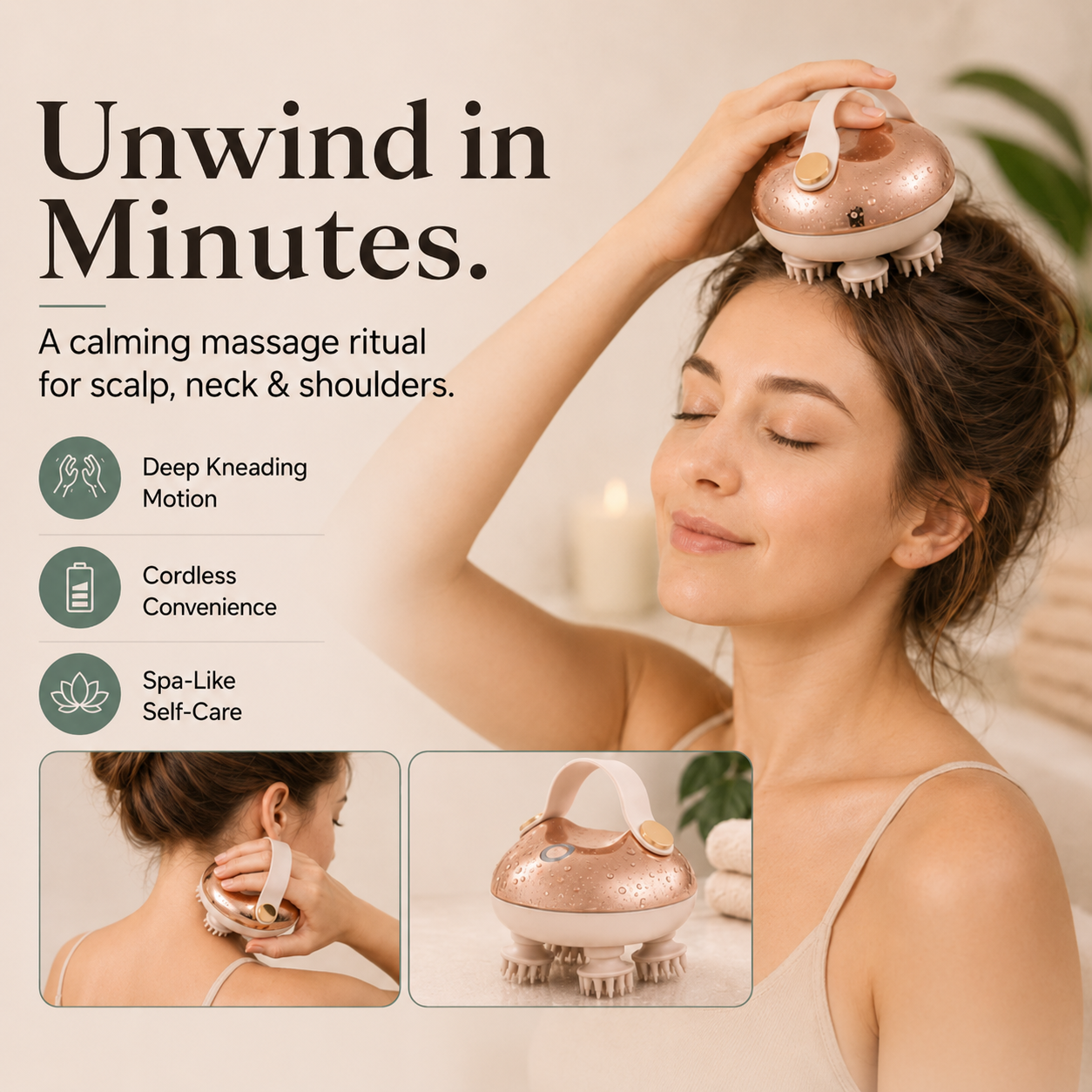 ScalpEase Head Massager