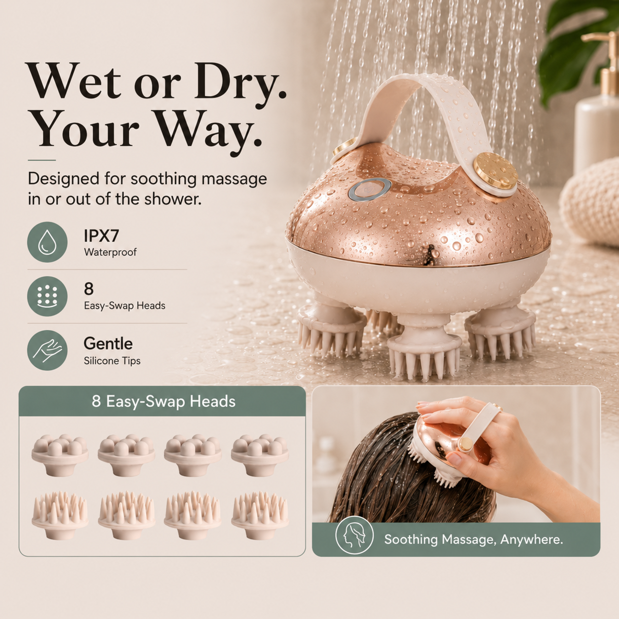 ScalpEase Head Massager